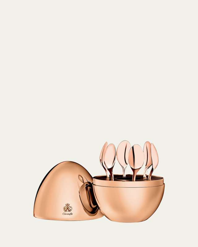Mini Mood Rose Gold Espresso Spoons, Set of 6